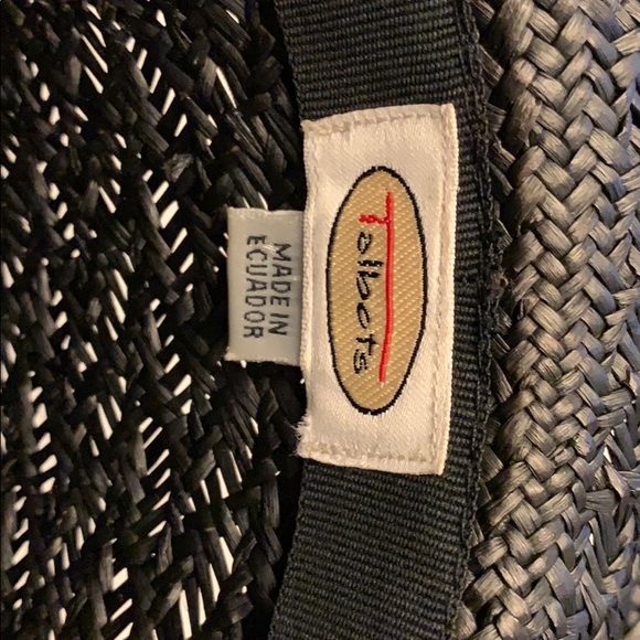 Black Rimmed Hat Talbots - Picture 3 of 3